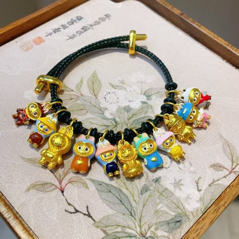 lisv越南沙金久不掉色diy配件卡通拉BuBu吊坠手工饰品配件