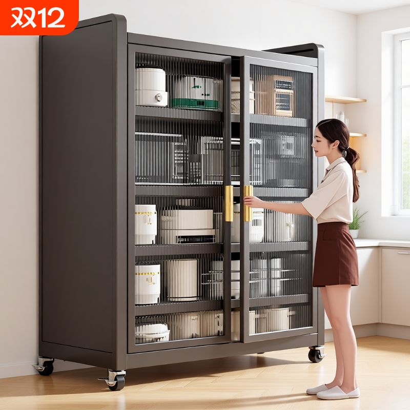 不锈钢厨房多层落地置物架