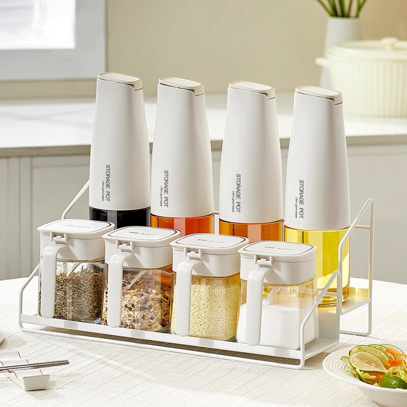 油壶厨房家用高级自动开合玻璃调料瓶罐2026新款酱油醋密封分装瓶