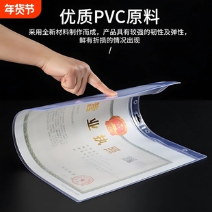 营业执照保护套框架正本卡套软工商卫生许可证框证件照挂墙正副本