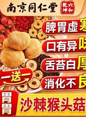 南京同仁堂猴头菇沙棘茶健脾养胃