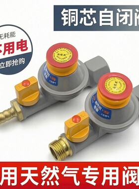 家用天然气专用自闭阀4分