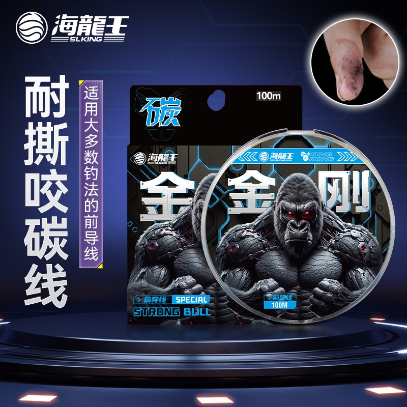海龙王碳线路亚前导线专用正品强拉力子线耐磨海钓矶钓高端鱼线