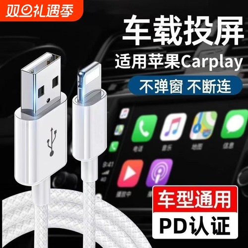 苹果适用快充数据线直头式