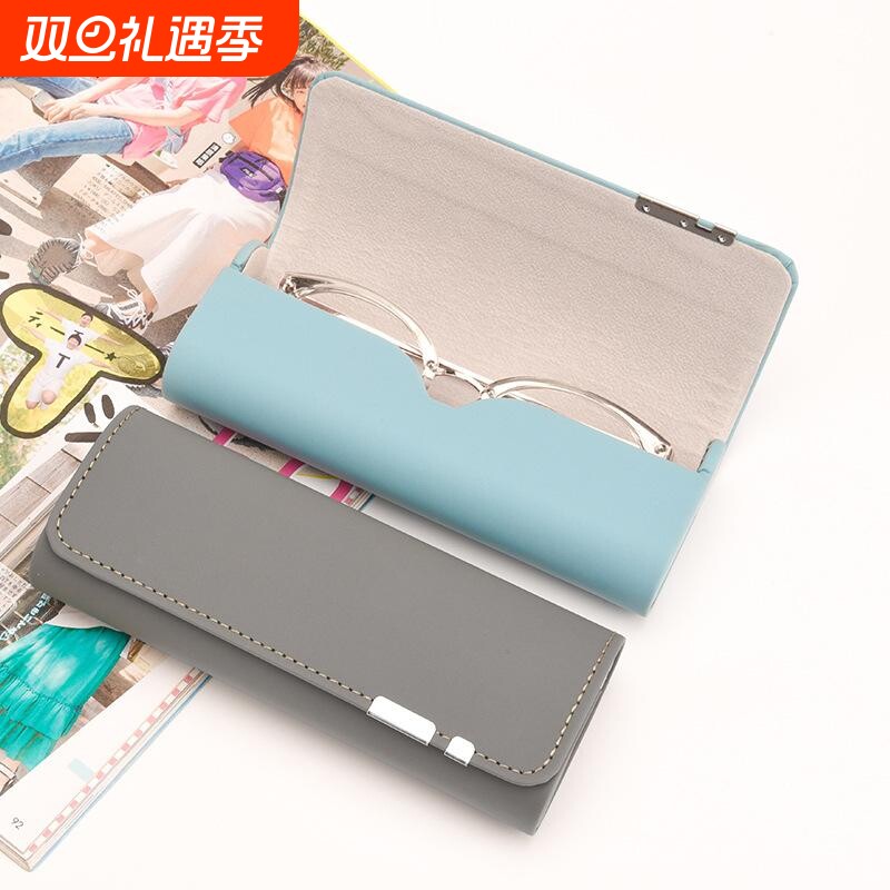 眼镜盒便携女男学生高级感2025新款太阳镜墨镜收纳盒复古眼睛盒子