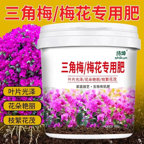 三角梅梅花专用肥料花肥有机肥开花生根缓释肥生长花卉植物园艺