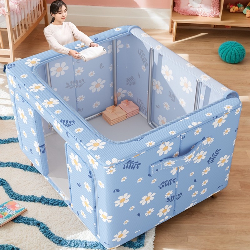 加厚衣服收纳箱家用大容量装衣物被子整理盒布艺衣柜储物箱子神器