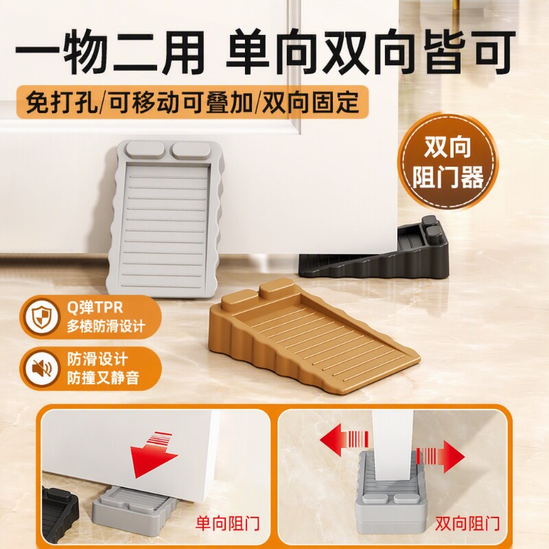防风双向阻门器门挡门塞顶门门阻防撞卡门免打孔开门固定门吸门碰图片
