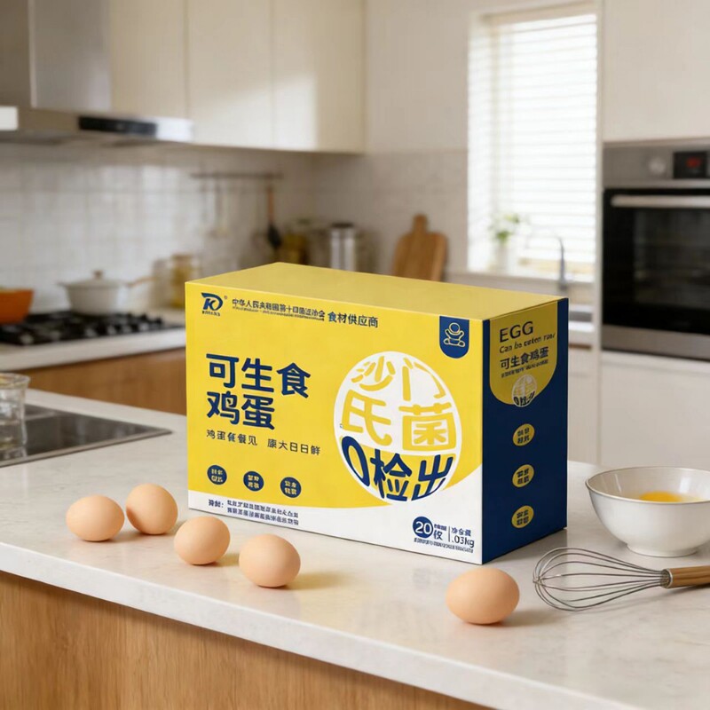 康大可生食鲜鸡蛋无沙门氏菌无腥味鸡蛋礼盒装营养谷物喂养优选蛋