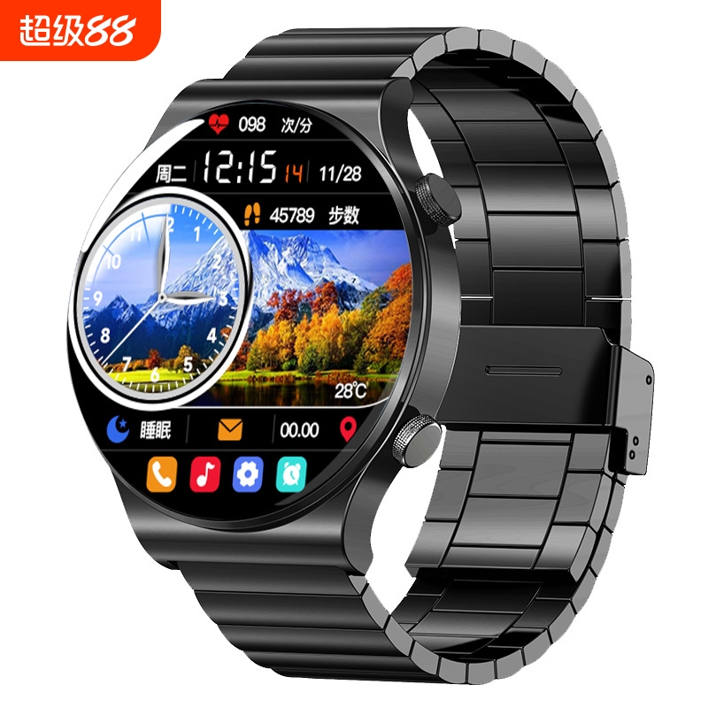 华强北watch GT10智能手表蓝牙通话黑科技播放心率血压测量运动手环
