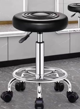 吧台椅现代简约转椅美容院升降凳子家用高脚凳靠背酒吧椅旋转圆凳