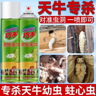 天牛克星树洞虫气雾剂苹果树钻心蛀虫一扫光幼虫专用药杀虫剂喷雾