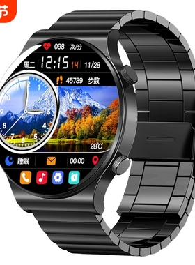 华强北watchT10智能手表蓝牙通话黑科技播放心率血压测量运动手环睡眠检测语音高清