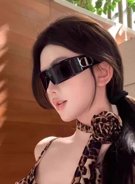 发箍墨镜女2026新款高级感时髦凹造型y2k拍照防紫外线太阳眼镜