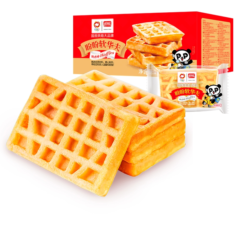 盼盼软华夫涂层蛋糕手撕面包