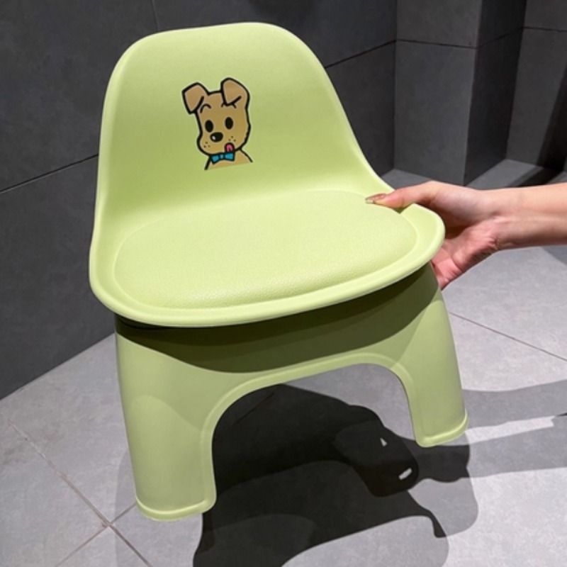 凳子小矮凳靠背家用可爱儿童塑料换鞋凳卫生间浴室洗澡小板凳椅子