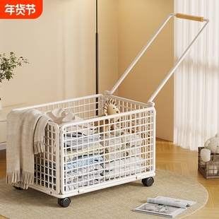 浴室衣服收纳筐大容量多用途脏衣篓家用落地带轮移动卫生间收纳篮