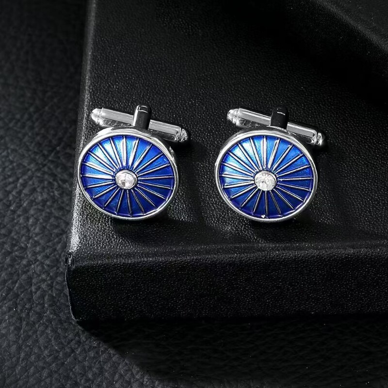 简约亮银袖扣优雅法式袖扣袖钉男士正品袖口钉法式衬衫扣时尚金色