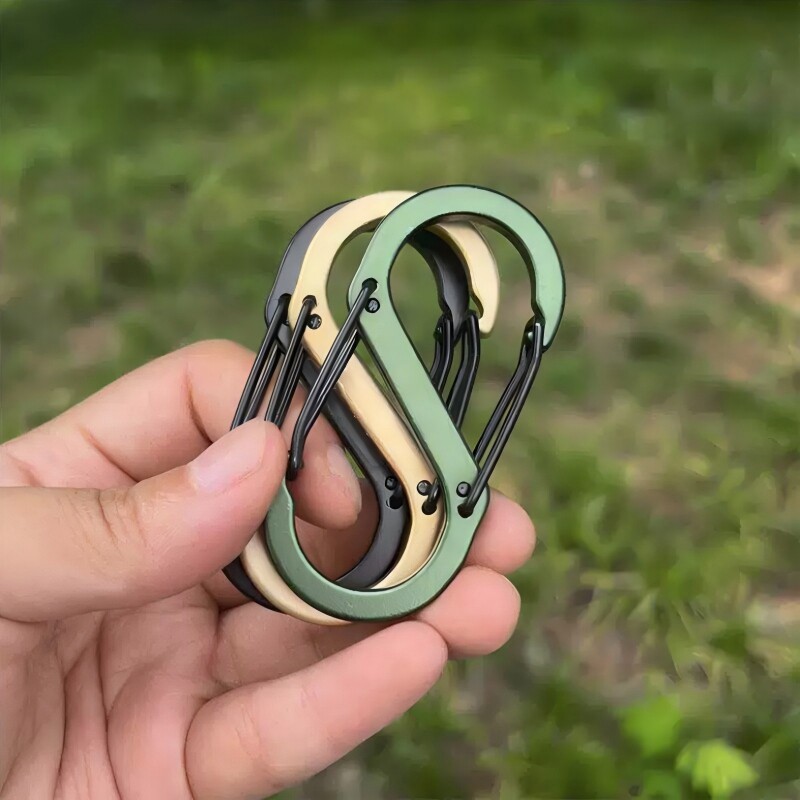 畅销爆款|铝合金八字形登山扣子图片