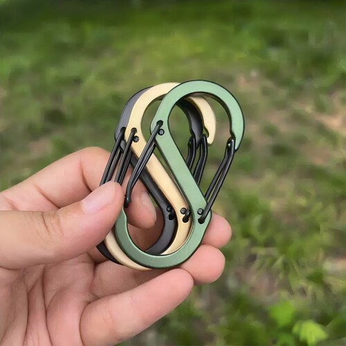 畅销爆款|铝合金八字形登山扣子