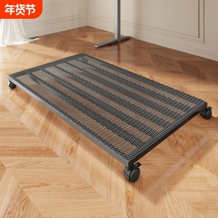 电脑主机托架移动家用办公桌机箱放置架散热底座落地密网主机支架