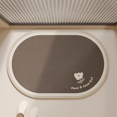 硅藻泥地垫耐脏防滑垫吸水脚踏垫洗手间厨房进门入户家用浴室