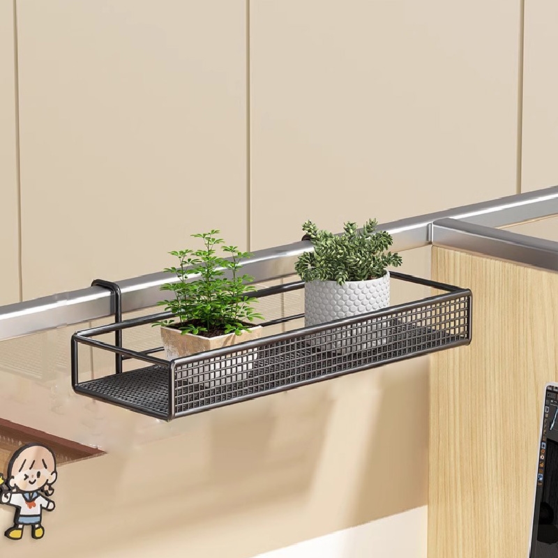 办公桌面隔板置物架阳台花架收纳