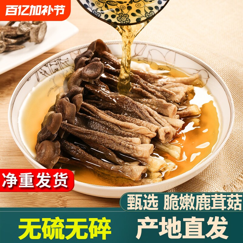 鹿茸菇干货特产鹿茸菌煲汤食材菌类香菇优质新鲜健康年货美味源头