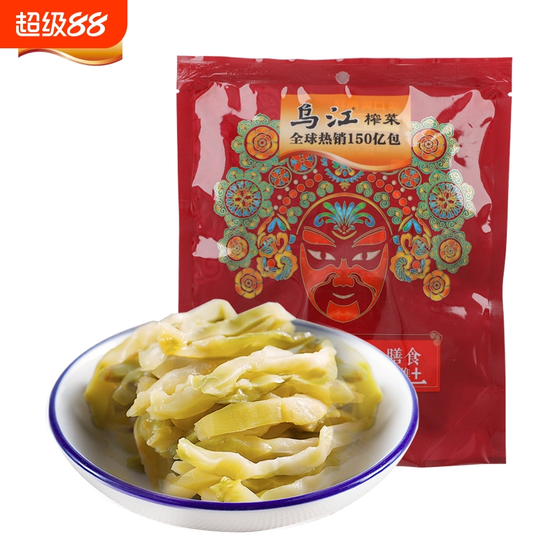 乌江鲜脆菜丝30g*10/20袋涪陵榨菜下饭菜咸菜清淡清爽开味