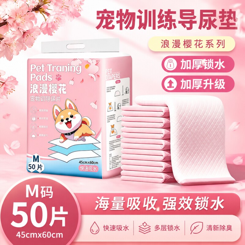 狗狗加厚尿垫尿片宠物用品厕所除臭吸水垫尿不湿100片一次性尿布
