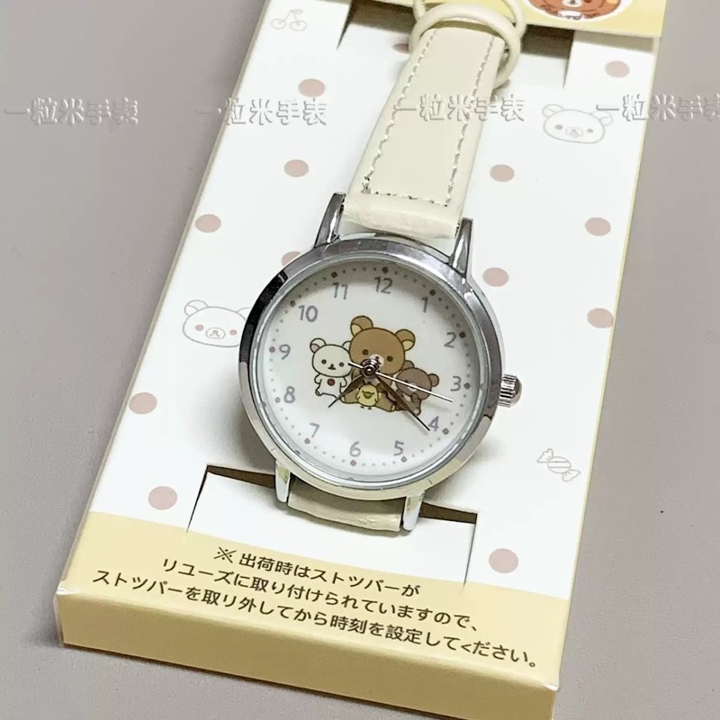 轻松熊手表女学生腕表小表盘初高中生考试指针式石英表生日礼物