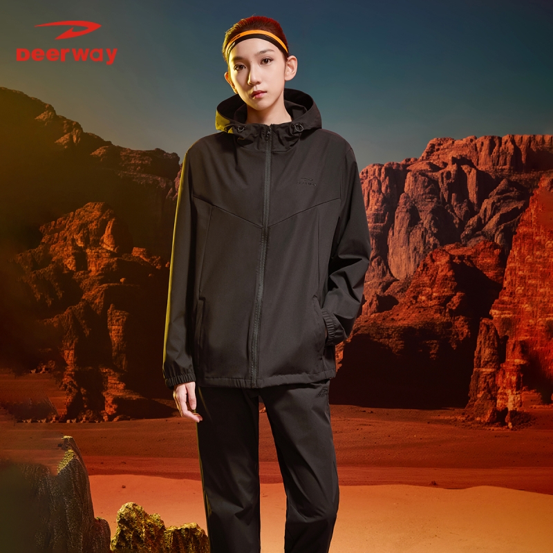 德尔惠户外速干跑步运动套装