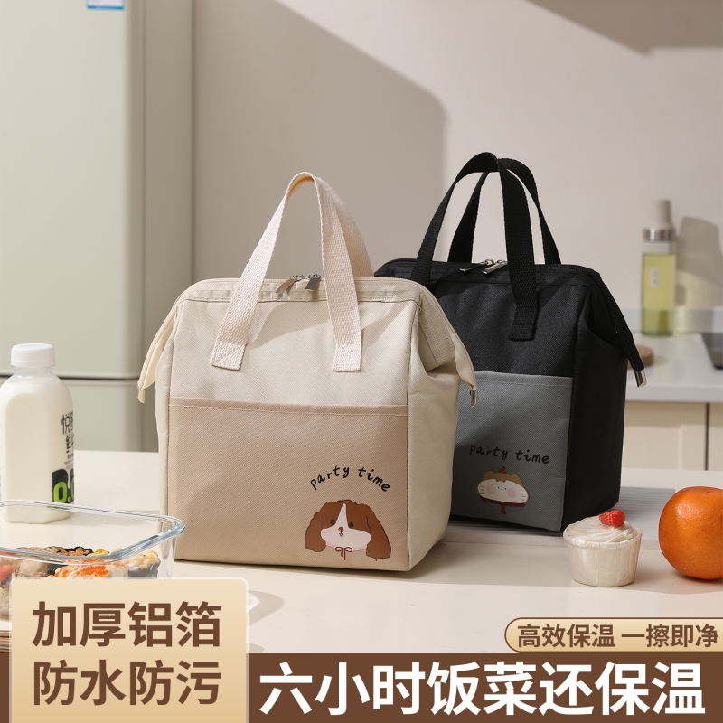 保温饭盒袋上班族带饭包加厚铝箔