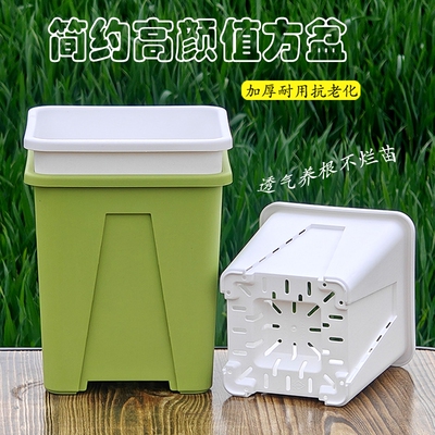 加厚透气正方形花盆高颜值控根盆