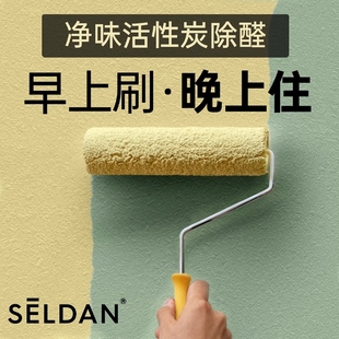 内墙乳胶漆室内家用自刷净味五合一环保无甲醛墙壁翻新修复防霉菌