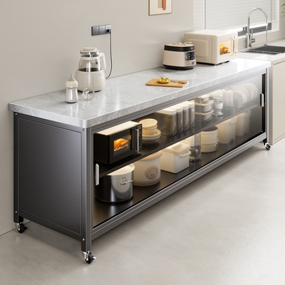 3C认证钢化玻璃真材实料置物柜