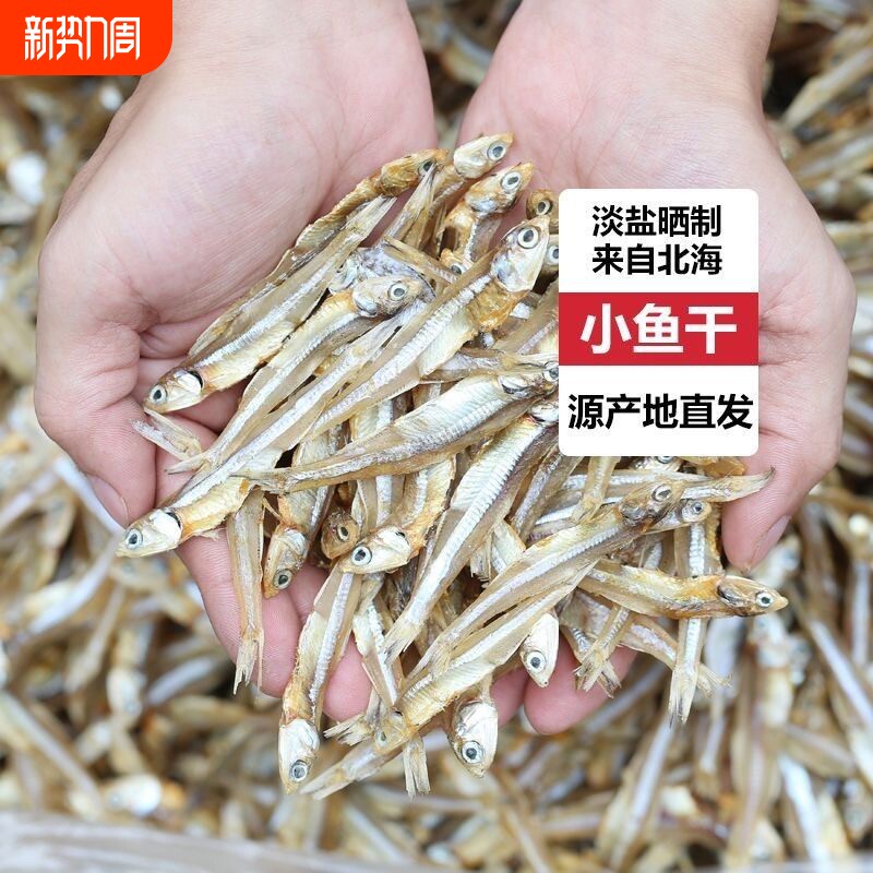 北海小海燕鱼干无盐鲜香小鱼干面条鱼咸鱼海鲜特产干货水产淡晒