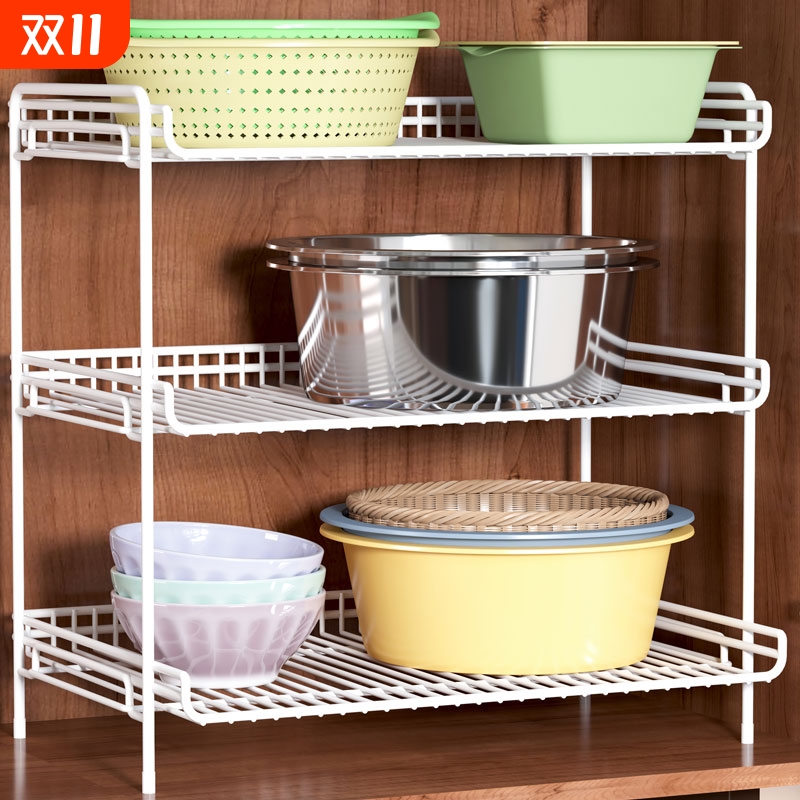 厨房洗菜盆置物架洗碗槽下放盆