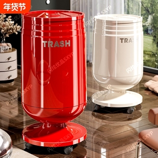 垃圾桶家用2025新款厨房客厅卫生间专用大号大容量纸篓带盖轻奢