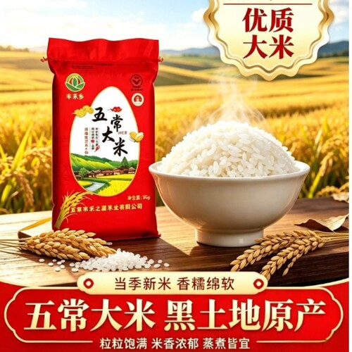 正宗东北原粮稻花花香五常大米新米20斤10斤大米上市优质当季包装