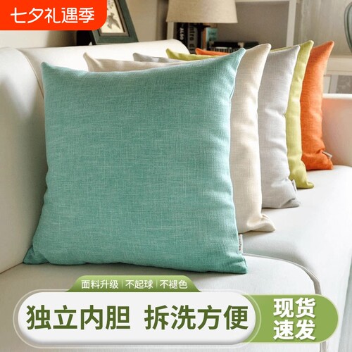 涤纶可拆洗抱枕套|超1000次加购