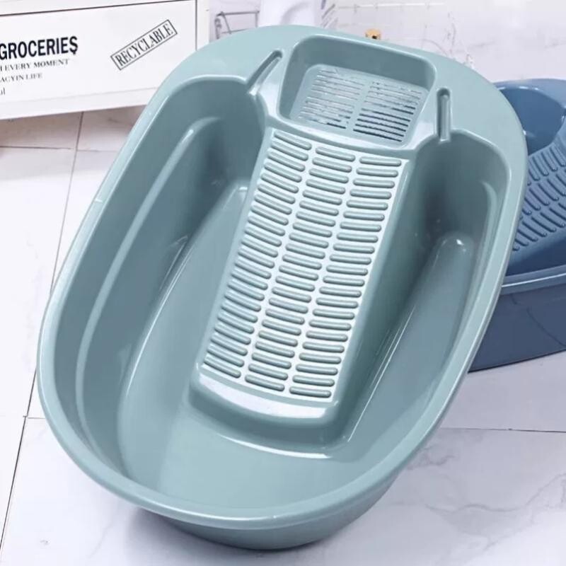 洗衣盆大号带搓衣板一体家用学生宿舍洗衣服盆塑料加厚搓衣洗衣板