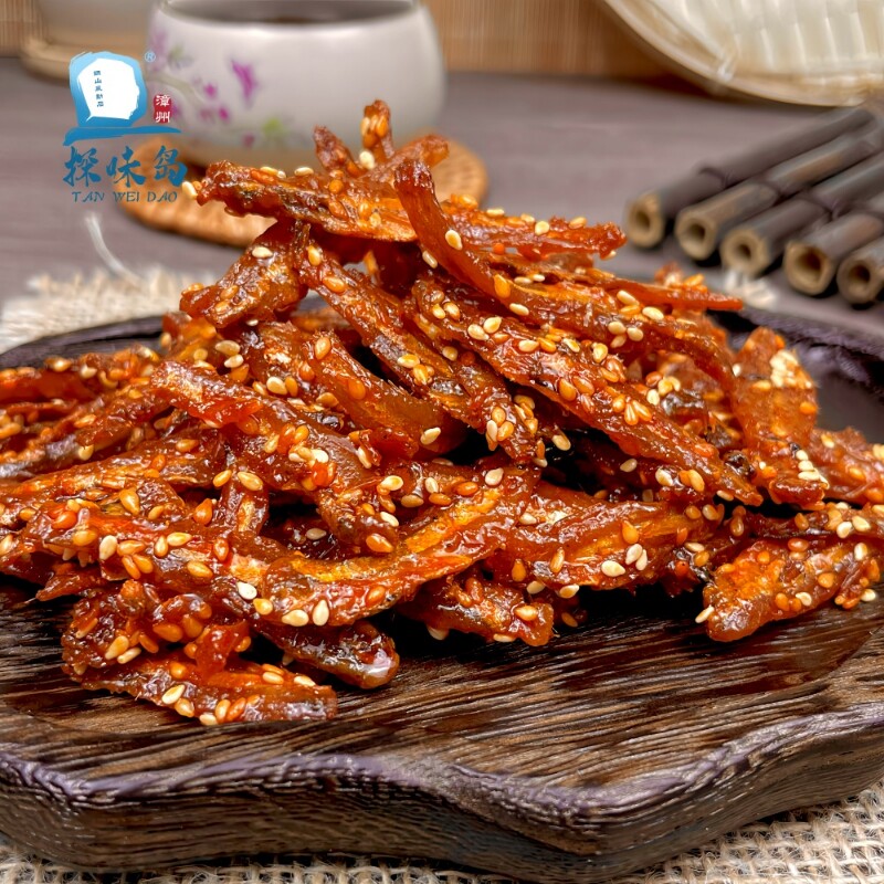探味岛顺丰包邮香辣小鱼干蜜汁芝麻小鱼仔福建特产100g银鱼辣味