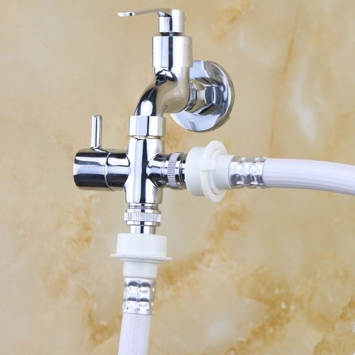 水龙头分水器一分二分水阀一进二出分流器花洒出水口开关洗衣机