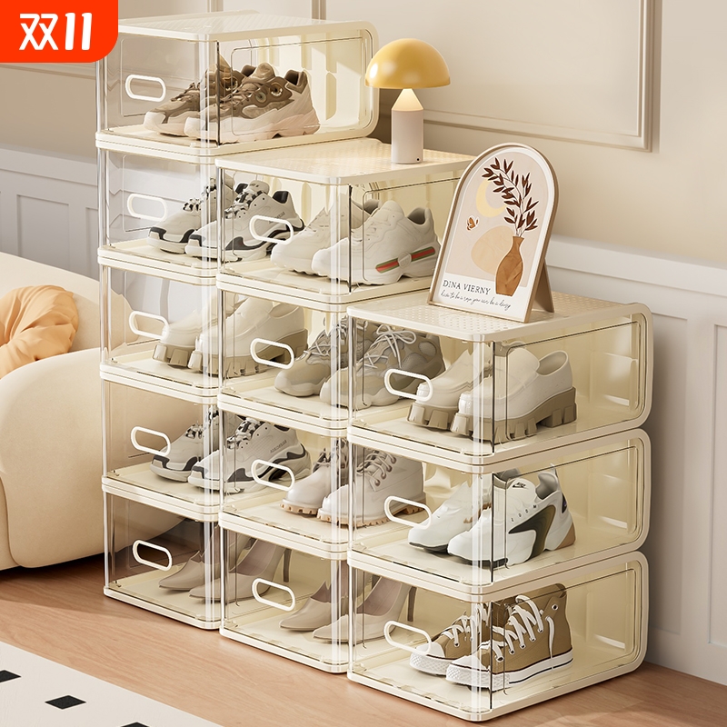 耐奔硬塑料鞋盒收纳|千人加购