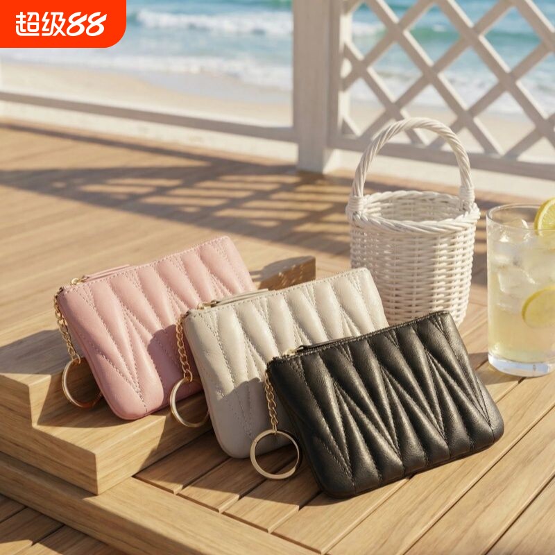 零钱包女士小巧迷你小钱包超薄款硬币包2026新款潮简约拉链手拿包