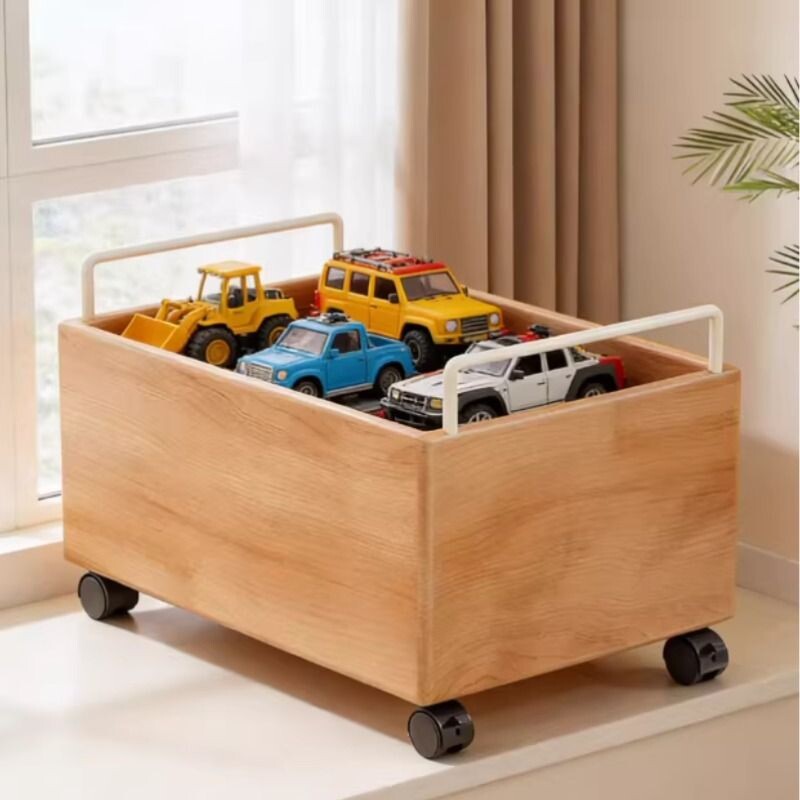 儿童积木整理架可移动小推车置物架宝宝汽车玩具收纳架玩偶储物架