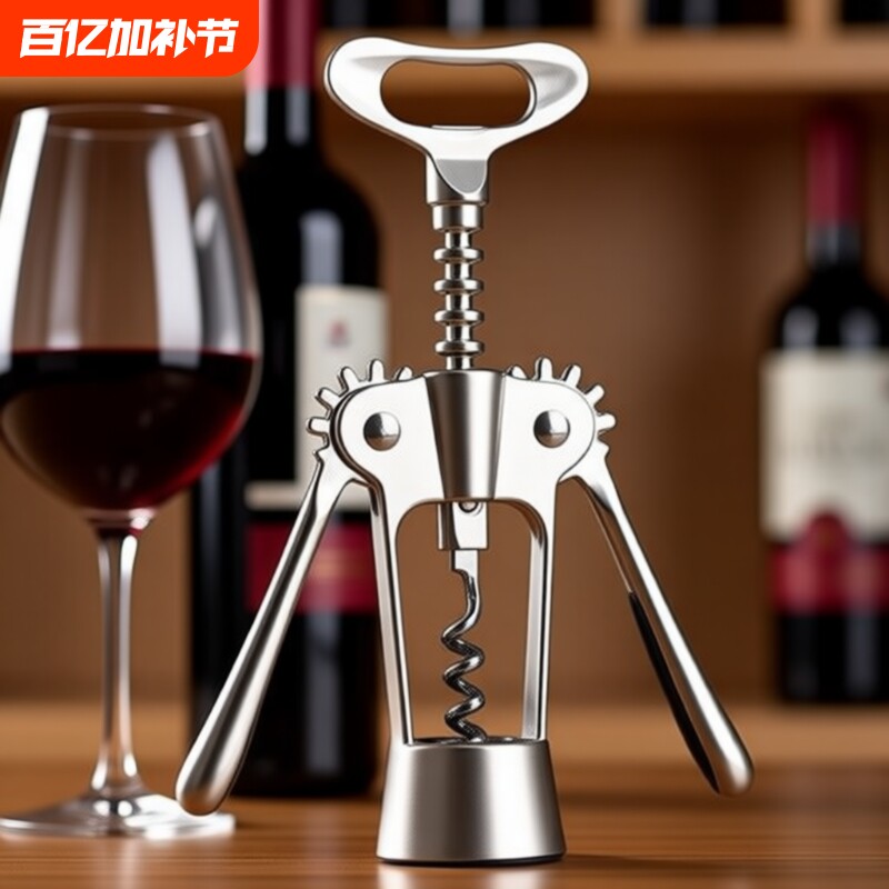 开瓶器红酒家用海马刀开酒器葡萄酒多功能酒瓶起子啤酒启瓶器神器