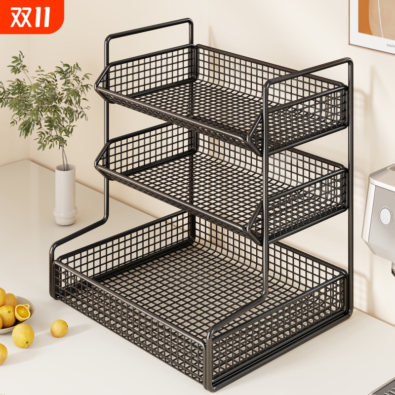 桌面置物架家用多层零食架