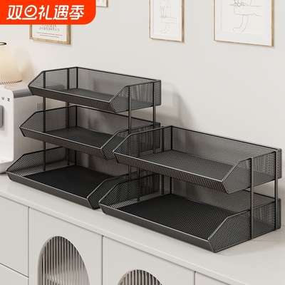 桌面置物架家用多层零食架